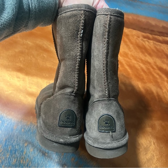 Bear Paw Elle Leather and Shearling Short Boots size 9 glittery - Picture 7 of 10